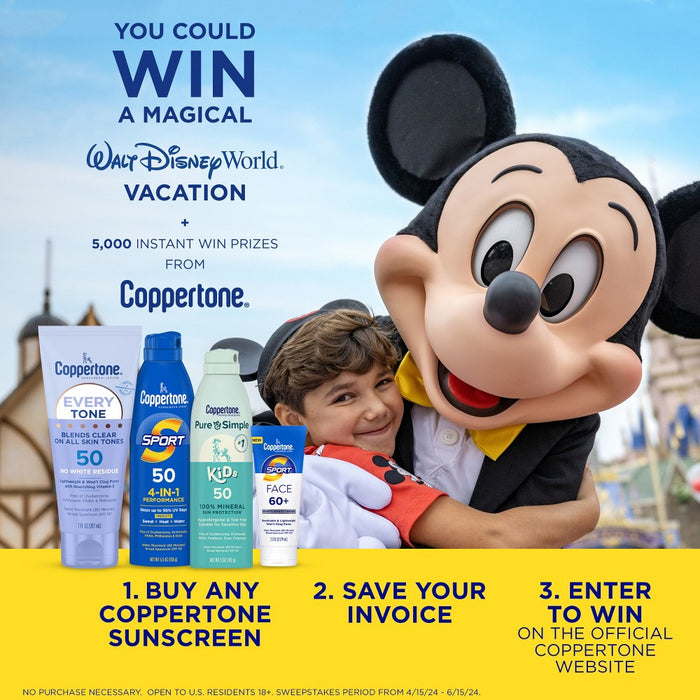 Coppertone Pure & Simple Baby Mineral Sunscreen - SPF 50 - 6 fl oz