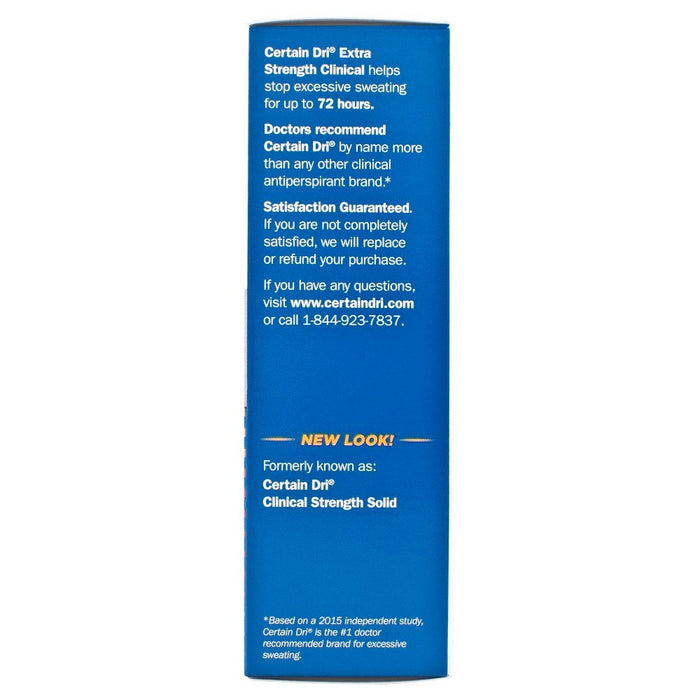 Certain Dri Extra Strength Clinical Solid Antiperspirant - 1.7oz