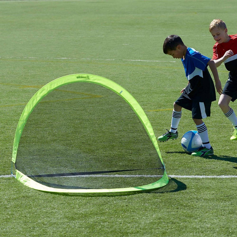 Franklin Sports 4'x3' Blackhawk Pop Up Soccer Goal Set with Carry Bag