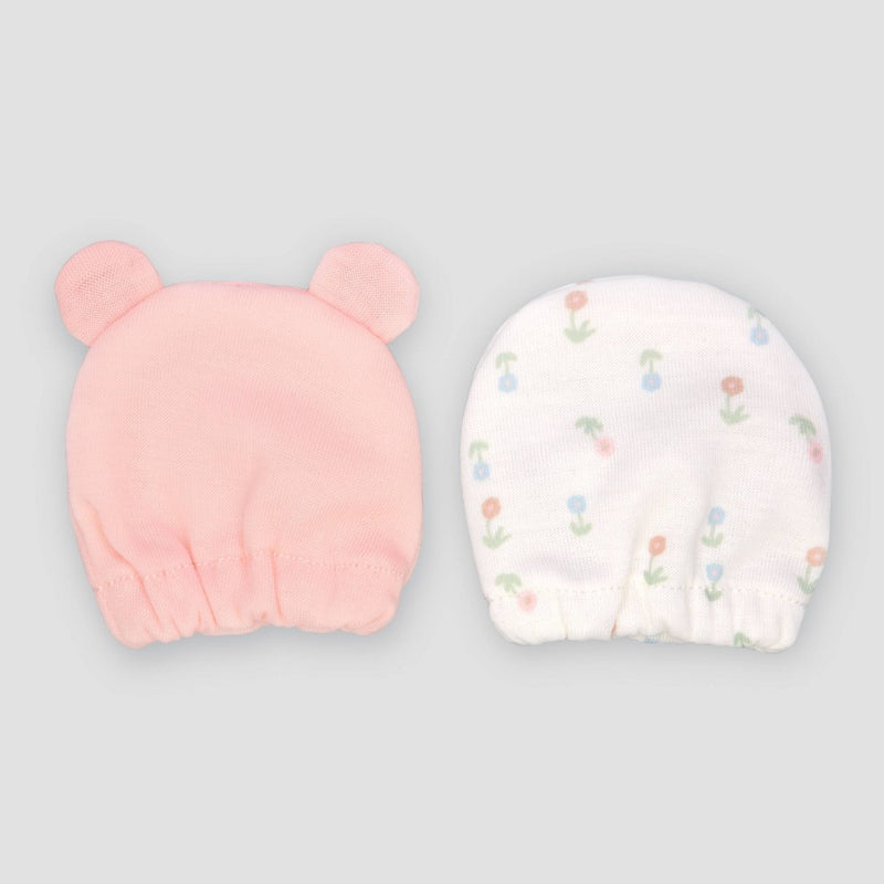Carter's Just One You 2pk Baby Girls' Bear Mittens - Pink