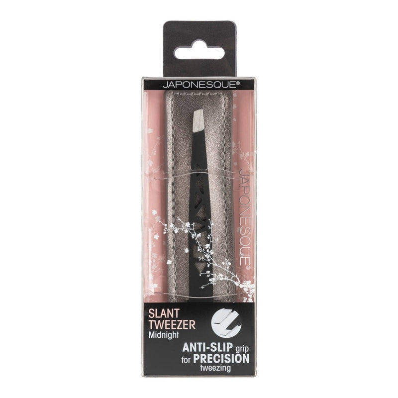 JAPONESQUE Slant Tweezer Midnight