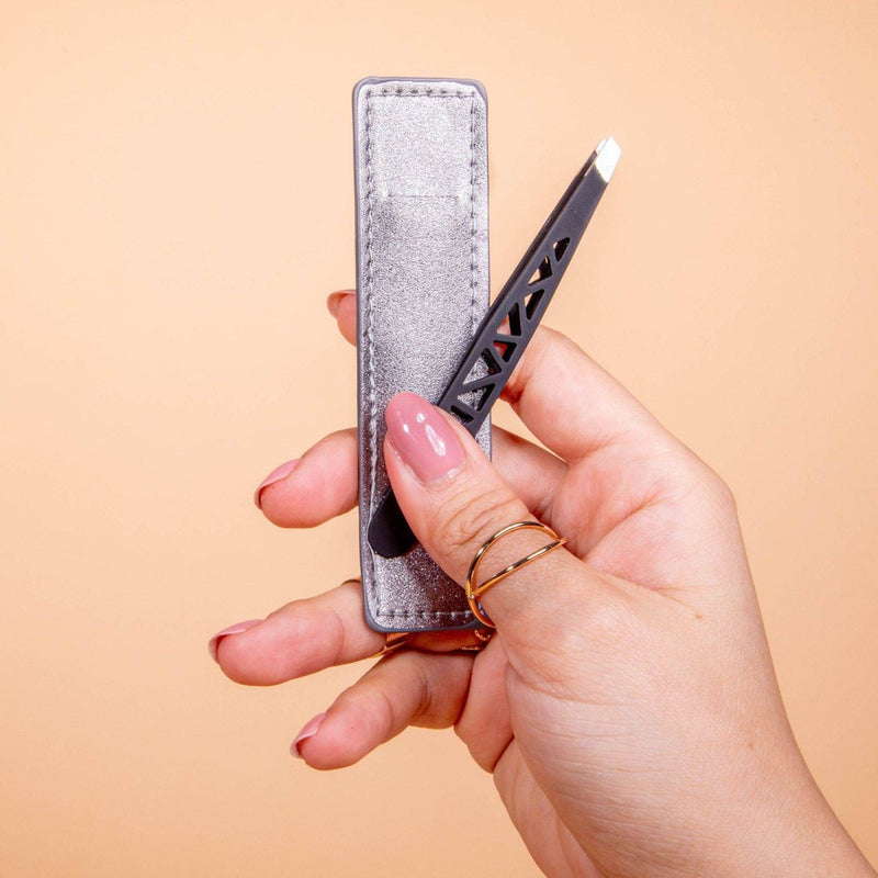 JAPONESQUE Slant Tweezer Midnight
