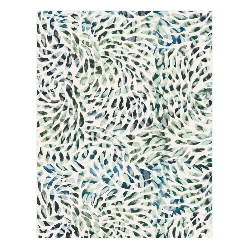Blue Sky July 2024 - June 2025 8.5"x11" Monthly Stapled Teacher Lesson Planner Soft - uch LAC Windy Green