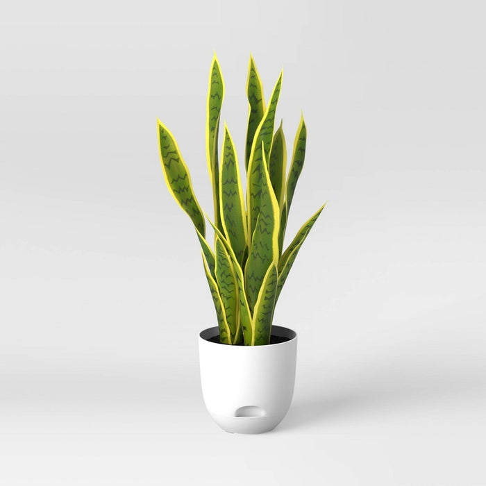 2pc Self-Watering Plastic Indoor Outdoor Planter Pots White 4"x4" - Room Essentials
