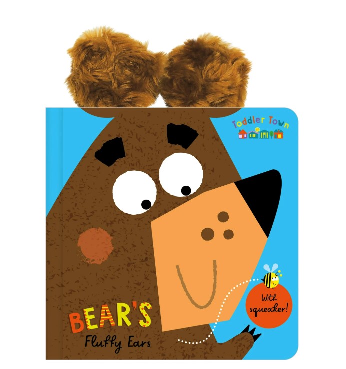 Toddler Town Bear's Fluffy Ears - by Christie Hainsby (Board Book)