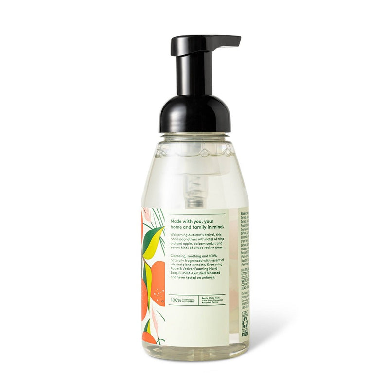 Apple & Vetiver Foaming Hand Soap - 10 fl oz - Everspring