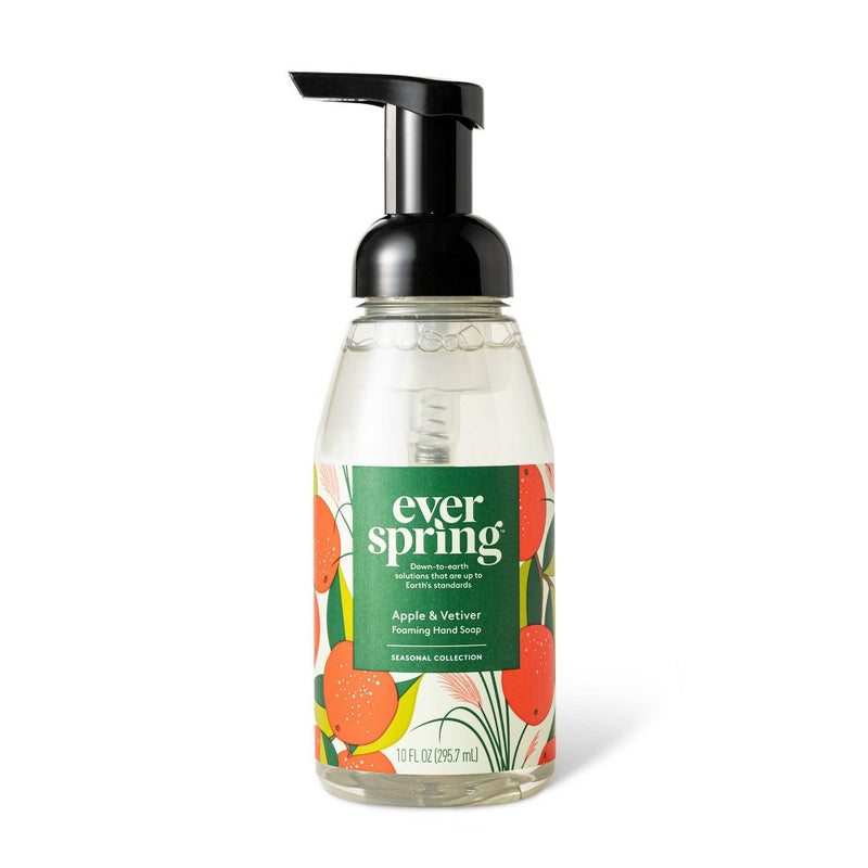 Apple & Vetiver Foaming Hand Soap - 10 fl oz - Everspring