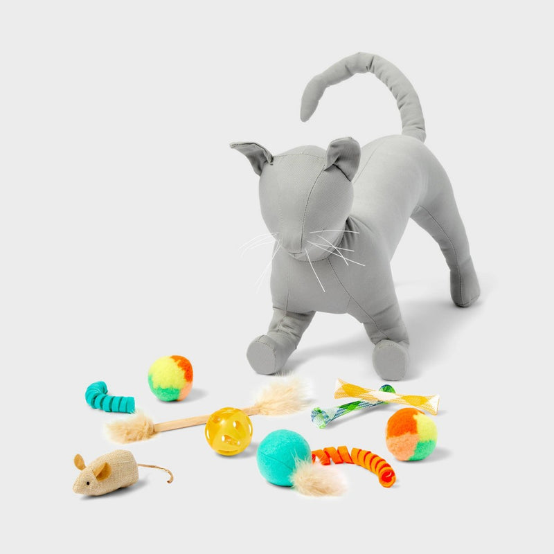 Multi Cat Toy Set - 10pk - Boots & Barkley