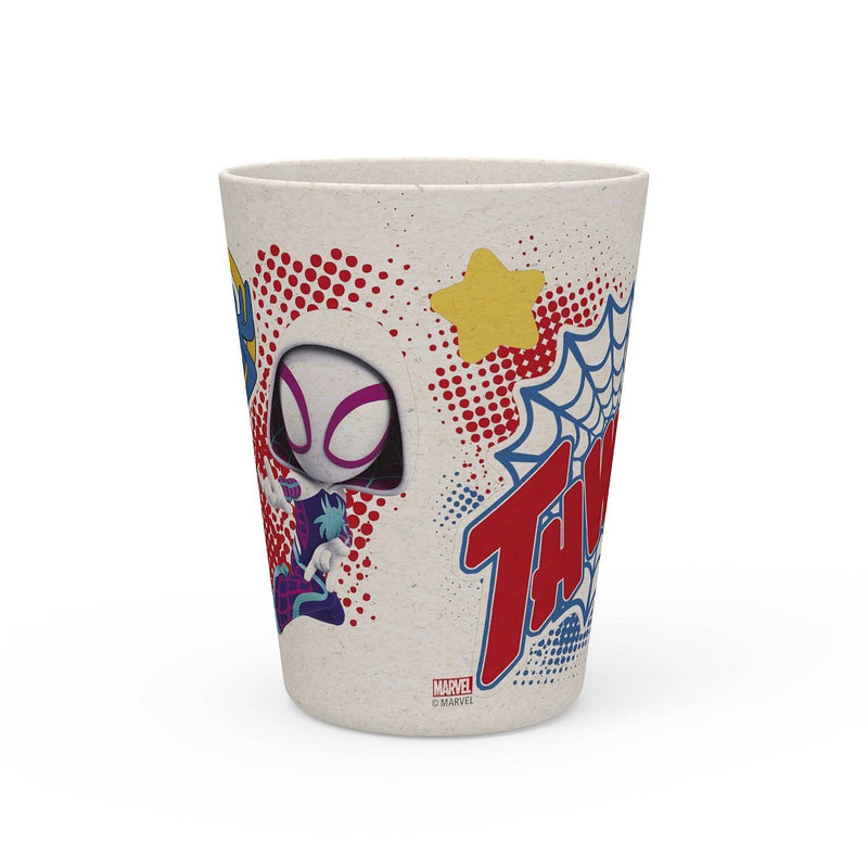 Zak Designs 2pk 10 fl oz Spidey and His Amazing Friends Melamine Tumblers Cream/Red