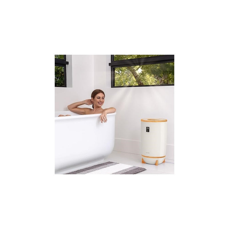 SereneLife Single Touch Towel Warmer with Aromatherapy, LED Ring, Large Blanket & Towel Heater, Gray (LOCAL PICKUP ONLY)
