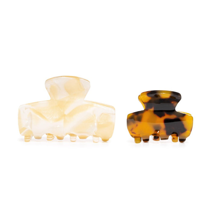 L. Erickson Neutral Jaw Clip - 2pk - Ivory