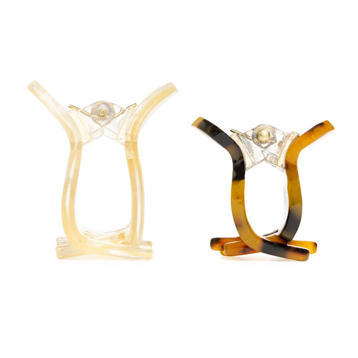 L. Erickson Neutral Jaw Clip - 2pk - Ivory