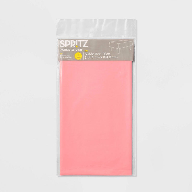 Light Pink Rectangular Table Cover - Spritz