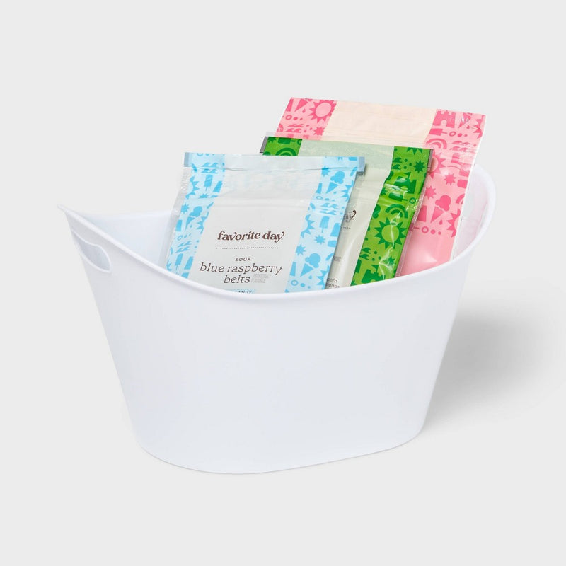 White Snack Bucket - Sun Squad