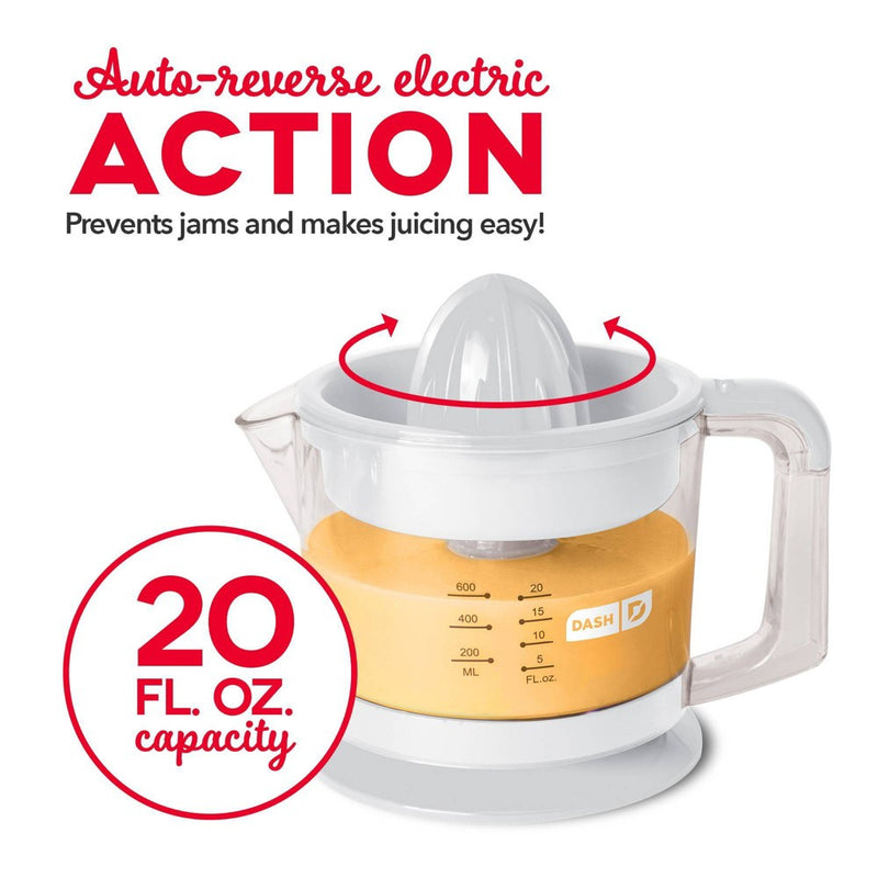 Dash Electric Dual Citrus Juicer - White