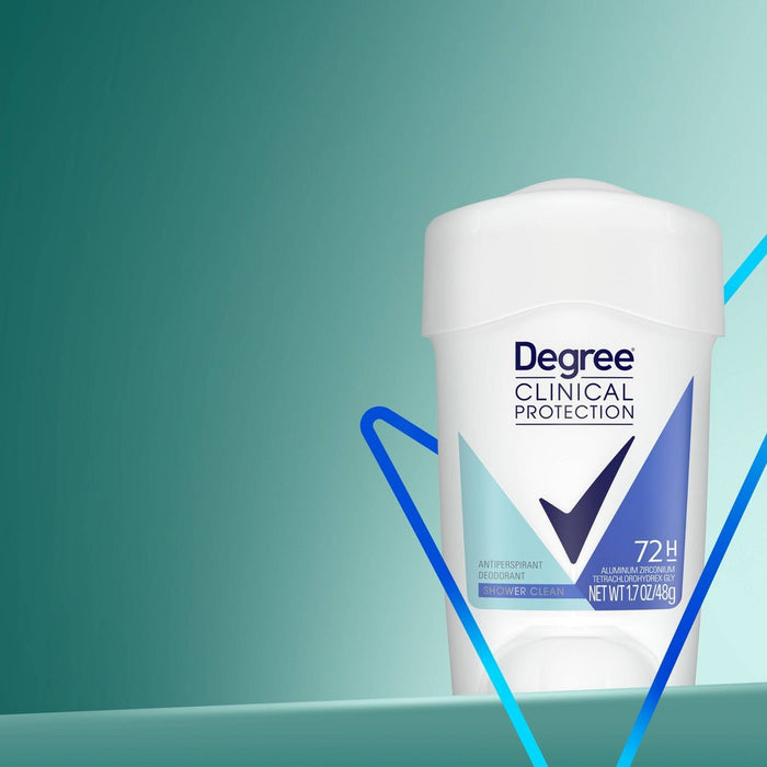 Degree Clinical Protection Shower Clean Antiperspirant & Deodorant Stick - 1.7oz