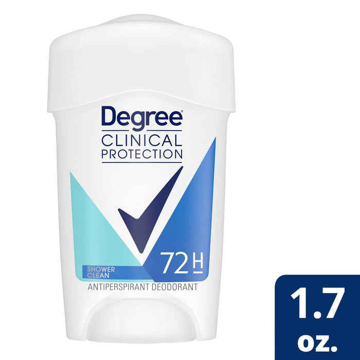 Degree Clinical Protection Shower Clean Antiperspirant & Deodorant Stick - 1.7oz