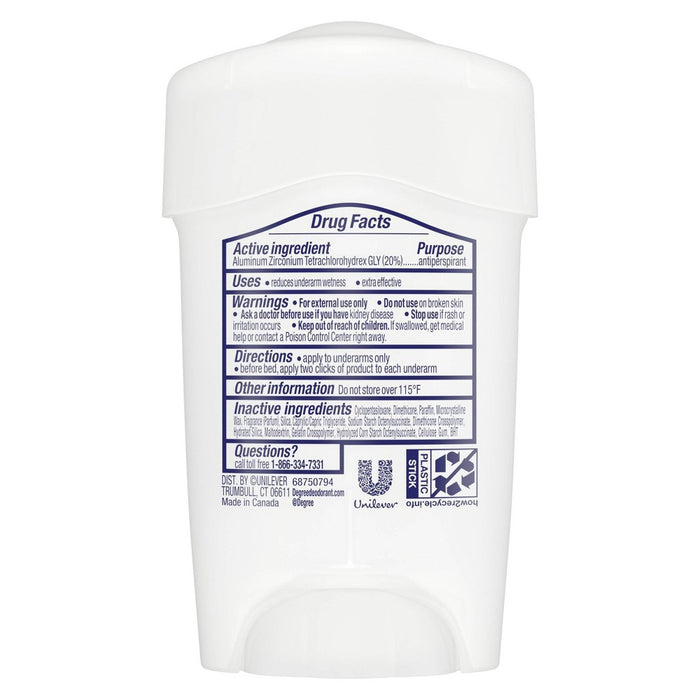Degree Clinical Protection Shower Clean Antiperspirant & Deodorant Stick - 1.7oz