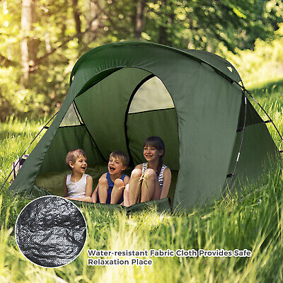 2-Person Camping Cot Tent 4-in-1 Folding Tent Bed W/ Waterproof External Cover (LOCAL PICKUP ONLY)