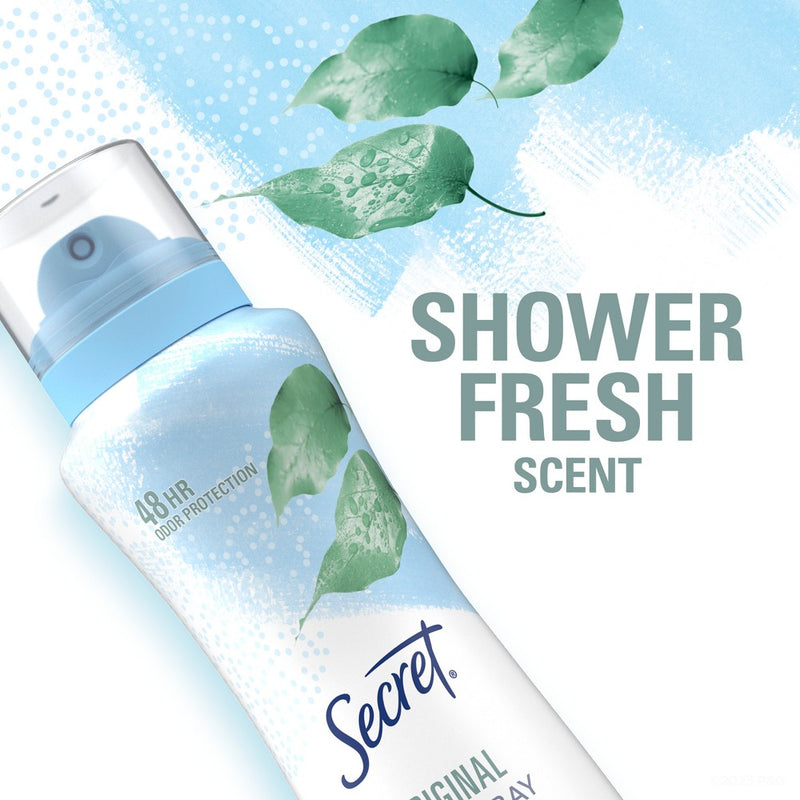 Secret Dry Spray Antiperspirant and Deodorant for Women - Shower Fresh - 4.1oz