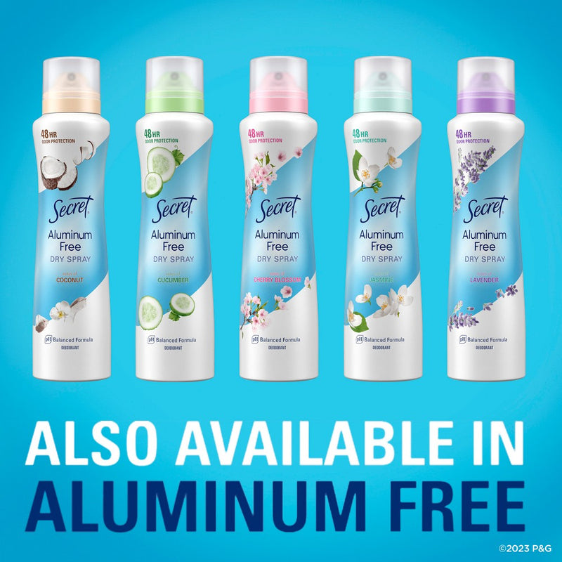 Secret Dry Spray Antiperspirant and Deodorant for Women - Shower Fresh - 4.1oz
