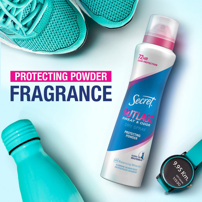 Secret Outlast Dry Spray Antiperspirant Deodorant for Women - 4.1oz