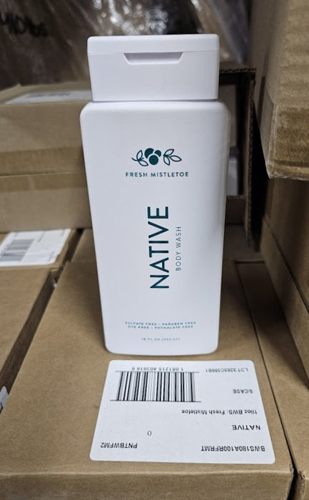 Native Body Wash - Limited Edition - Fresh Mistletoe - Sulfate Free - 18 fl oz