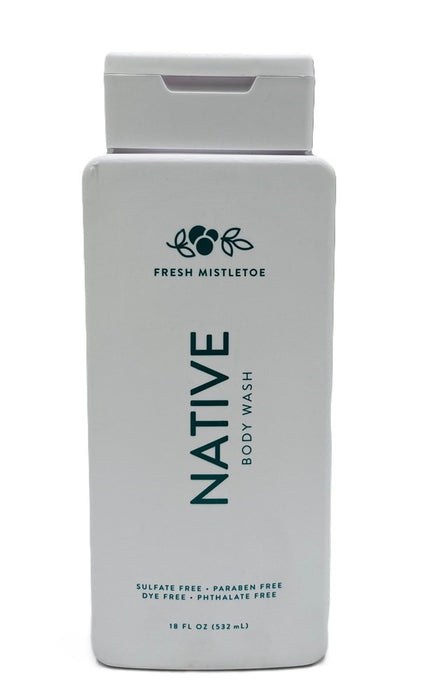 Native Body Wash - Limited Edition - Fresh Mistletoe - Sulfate Free - 18 fl oz