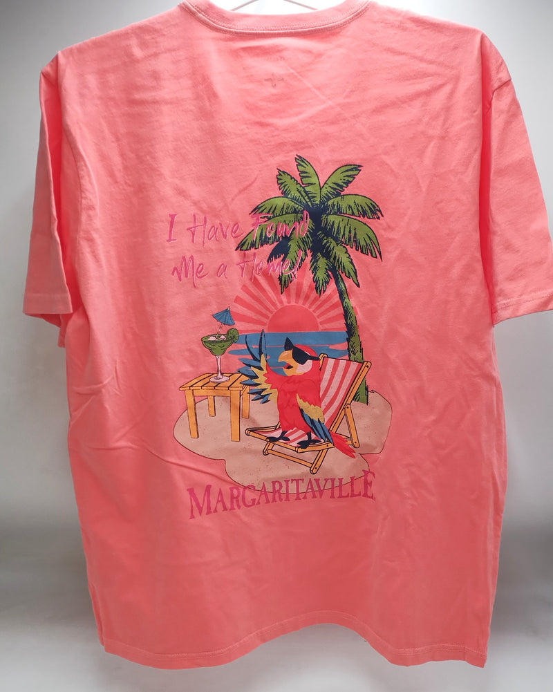 Margaritaville I Have Found Me A Home Men’s Peach Tshirt Size Medium