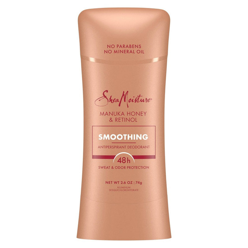SheaMoisture Smoothing Antiperspirant Deodorant Stick with Manuka Honey & Retinol - 2.6oz