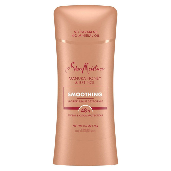 SheaMoisture Smoothing Antiperspirant Deodorant Stick with Manuka Honey & Retinol - 2.6oz