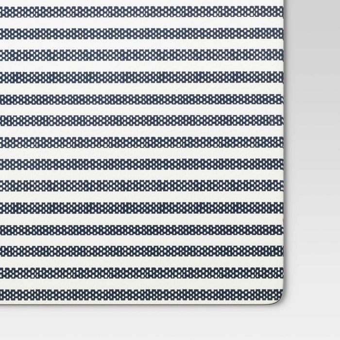 Cork Striped Placemat Blue - Threshold
