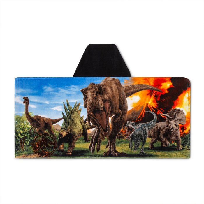 Jurassic World Ground Covered Kids' Hooded Towel