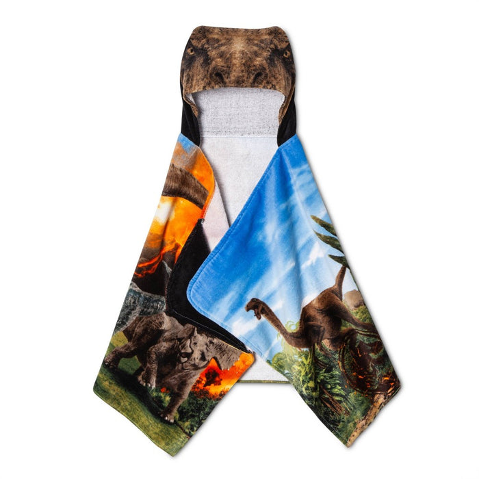Jurassic World Ground Covered Kids' Hooded Towel