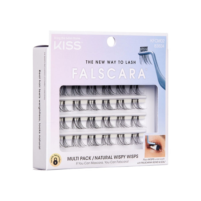 KISS Products Falscara Natural Wispy False Eyelash Clusters Multipack - 24ct