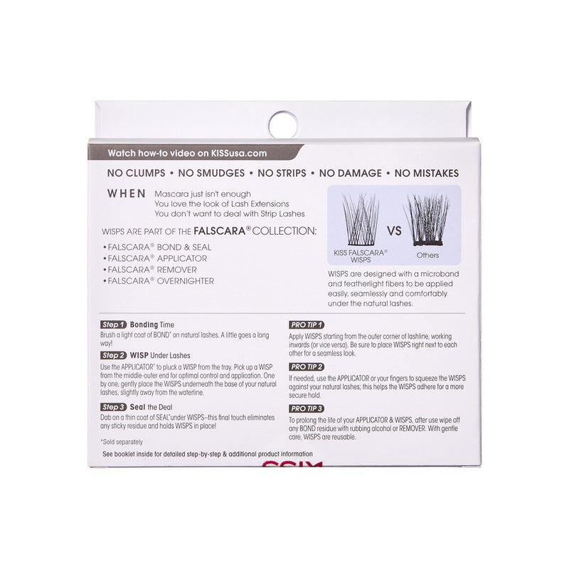 KISS Products Falscara Natural Wispy False Eyelash Clusters Multipack - 24ct