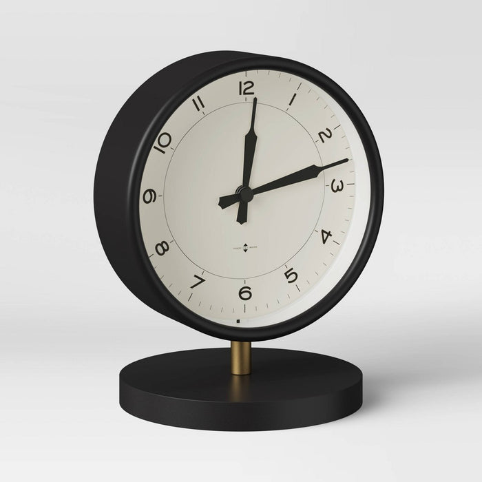 Table Clock Matte Black - Threshold