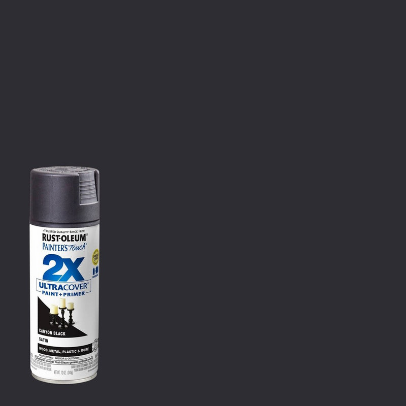 Rust-Oleum Ptouch 2X + Spray Paints 6pk Satin CanyonBlack