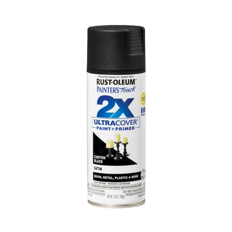 Rust-Oleum Ptouch 2X + Spray Paints 6pk Satin CanyonBlack