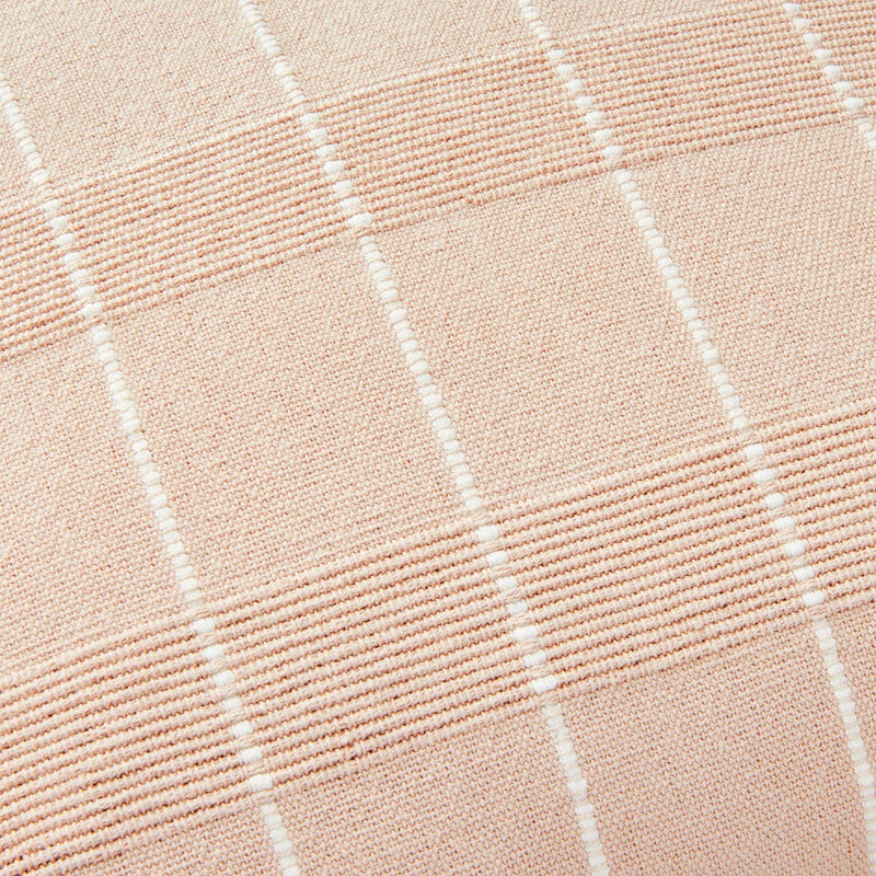 18"x18" Textured Multi Stripe Decorative Pillow Cover Blush/Cream - Hearth & Hand with Magnolia