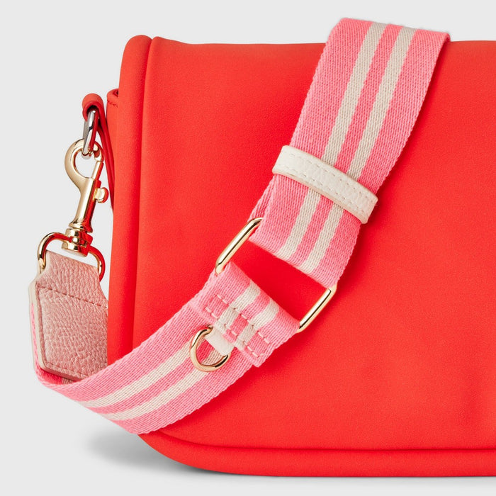 Handbag Strap - Universal Thread Coral Pink Striped