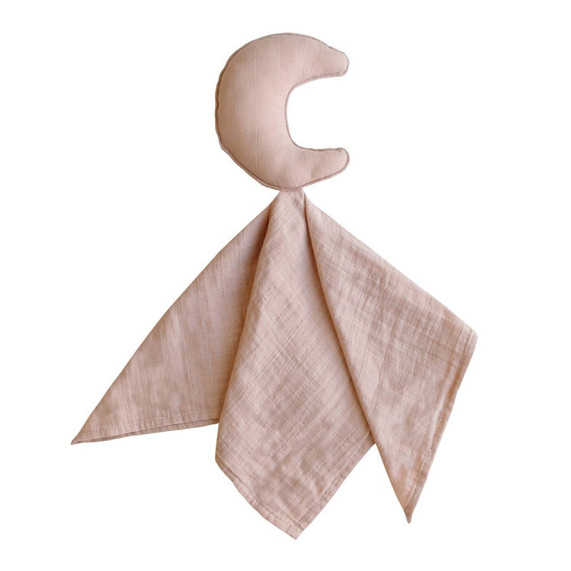 Mushie Moon Lovey Crib Toy - Blush