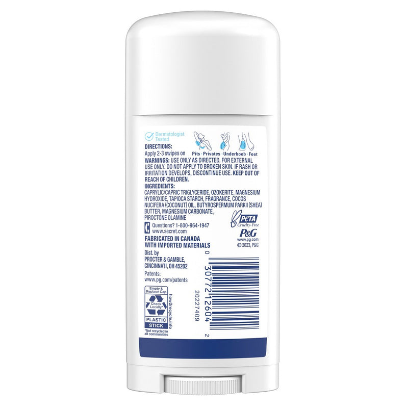 Secret Whole Body Stick Aluminum Free Deodorant for Women - Fresh Lilac Waterlily - 2.4oz