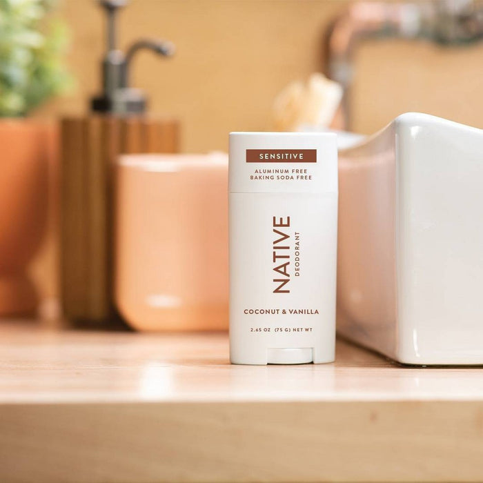 Native Sensitive Deodorant - Coconut & Vanilla - No Baking Soda - 2.65 oz