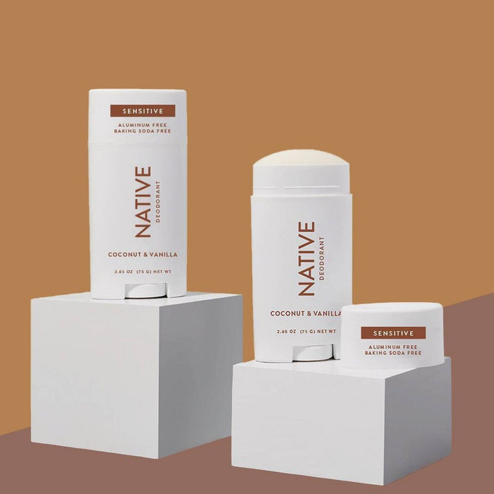 Native Sensitive Deodorant - Coconut & Vanilla - No Baking Soda - 2.65 oz