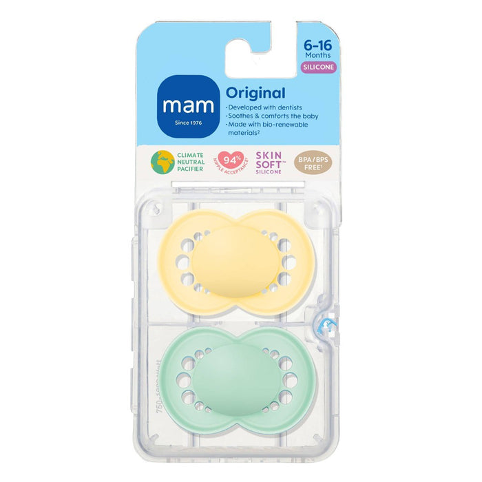 MAM Matte Original 6 Months+ - Unisex 2pk