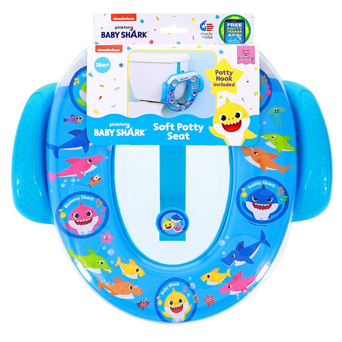 Pinkfong Baby Shark Fun at Sea Soft Potty Seat with Potty Hook