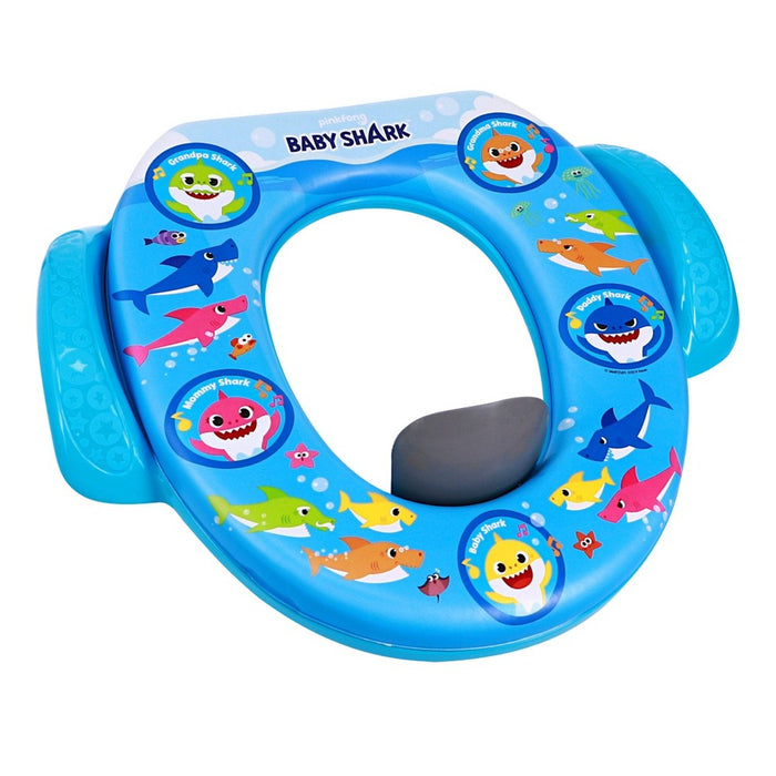 Pinkfong Baby Shark Fun at Sea Soft Potty Seat with Potty Hook