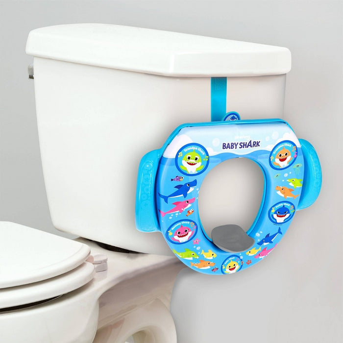 Pinkfong Baby Shark Fun at Sea Soft Potty Seat with Potty Hook