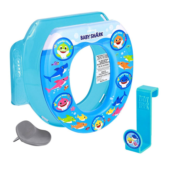 Pinkfong Baby Shark Fun at Sea Soft Potty Seat with Potty Hook